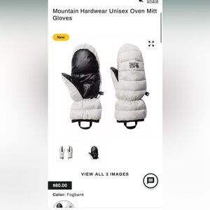 Mountain Hardwear Unisex Oven Mitt Gloves